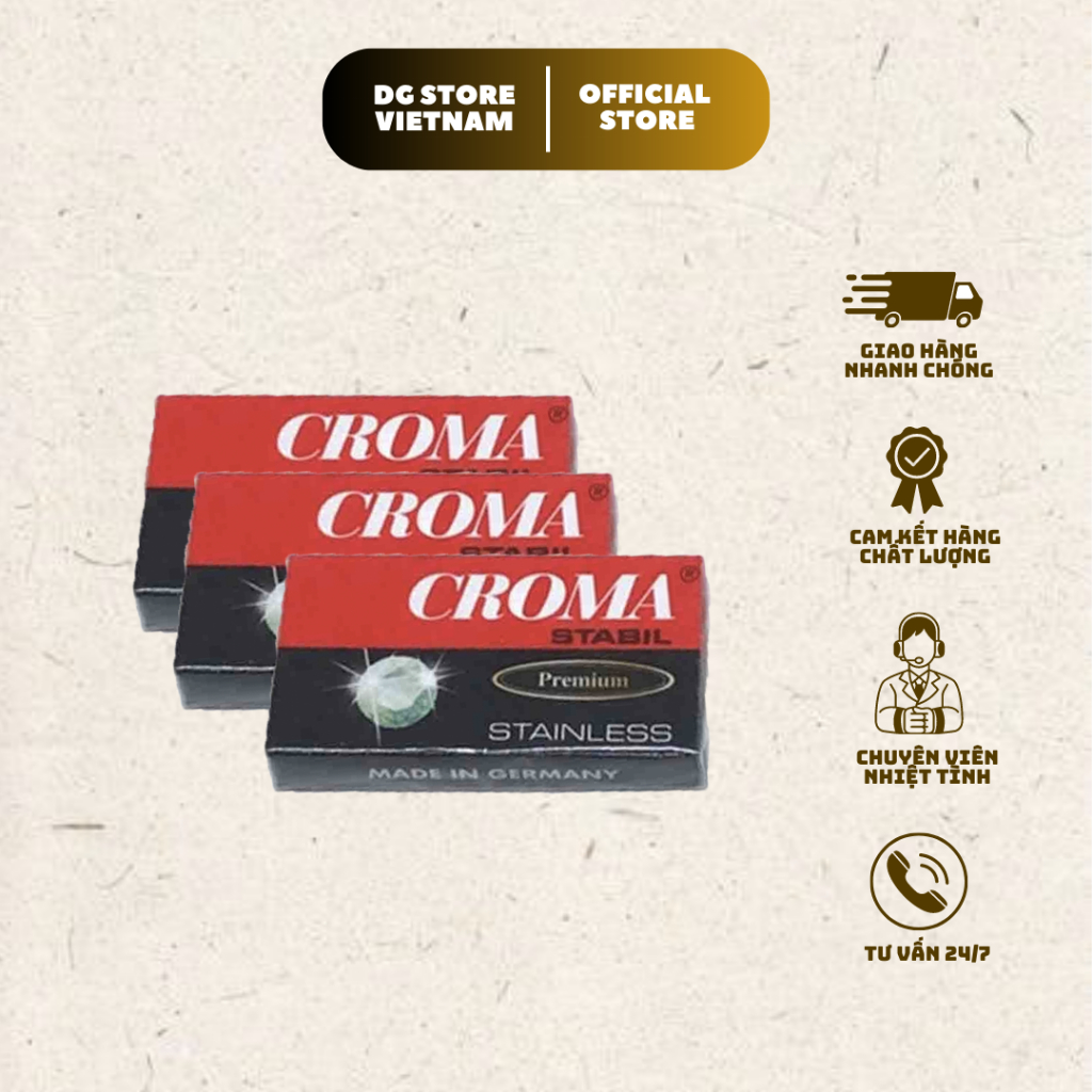 Lưỡi Dao Cạo Râu, Cạo Lông Mày Croma