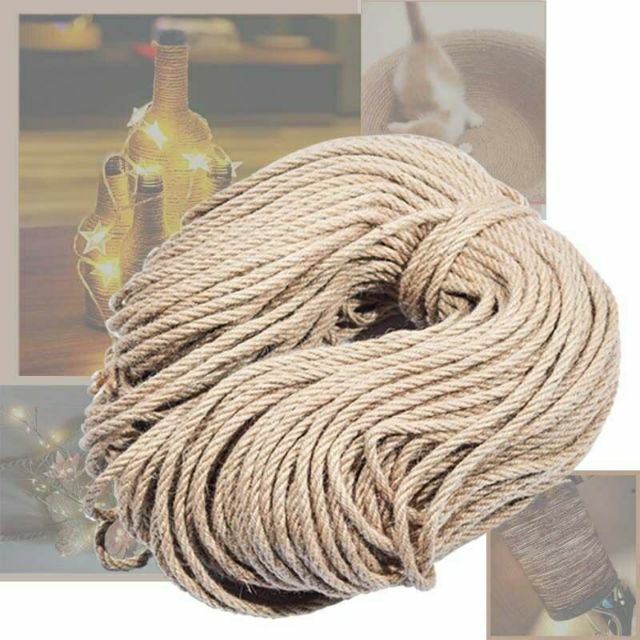 ( size 6mm) 1kg dây thừng, dây gai trang trí handmade size 6mm ( 6 ly)
