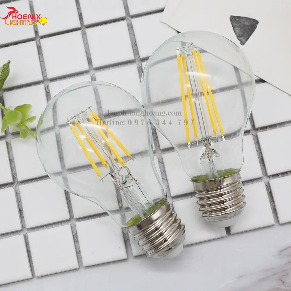 Combo 10 bóng đèn led edison A60