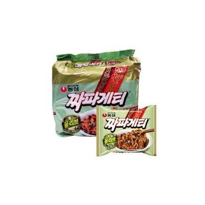 Combo 5 gói mì tương đen Chapagetti Nongshim Hàn Quốc