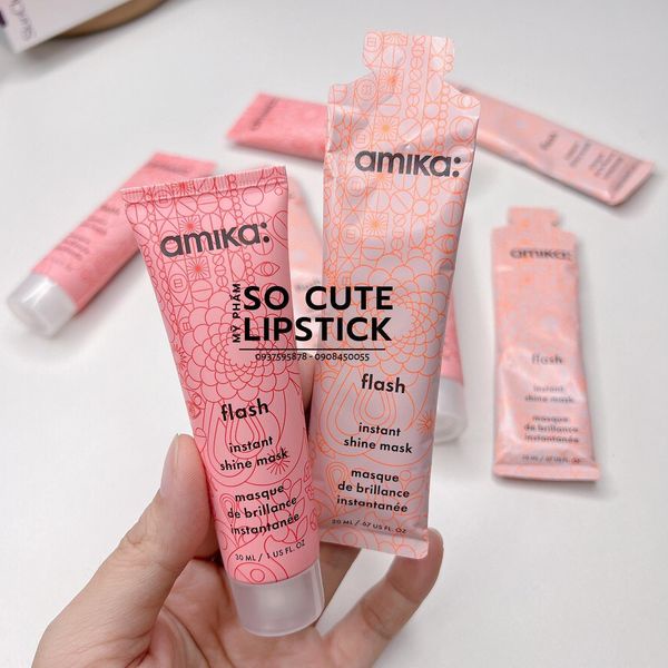 Mặt nạ phục hồi tóc khô xơ amika flash instant shine mask