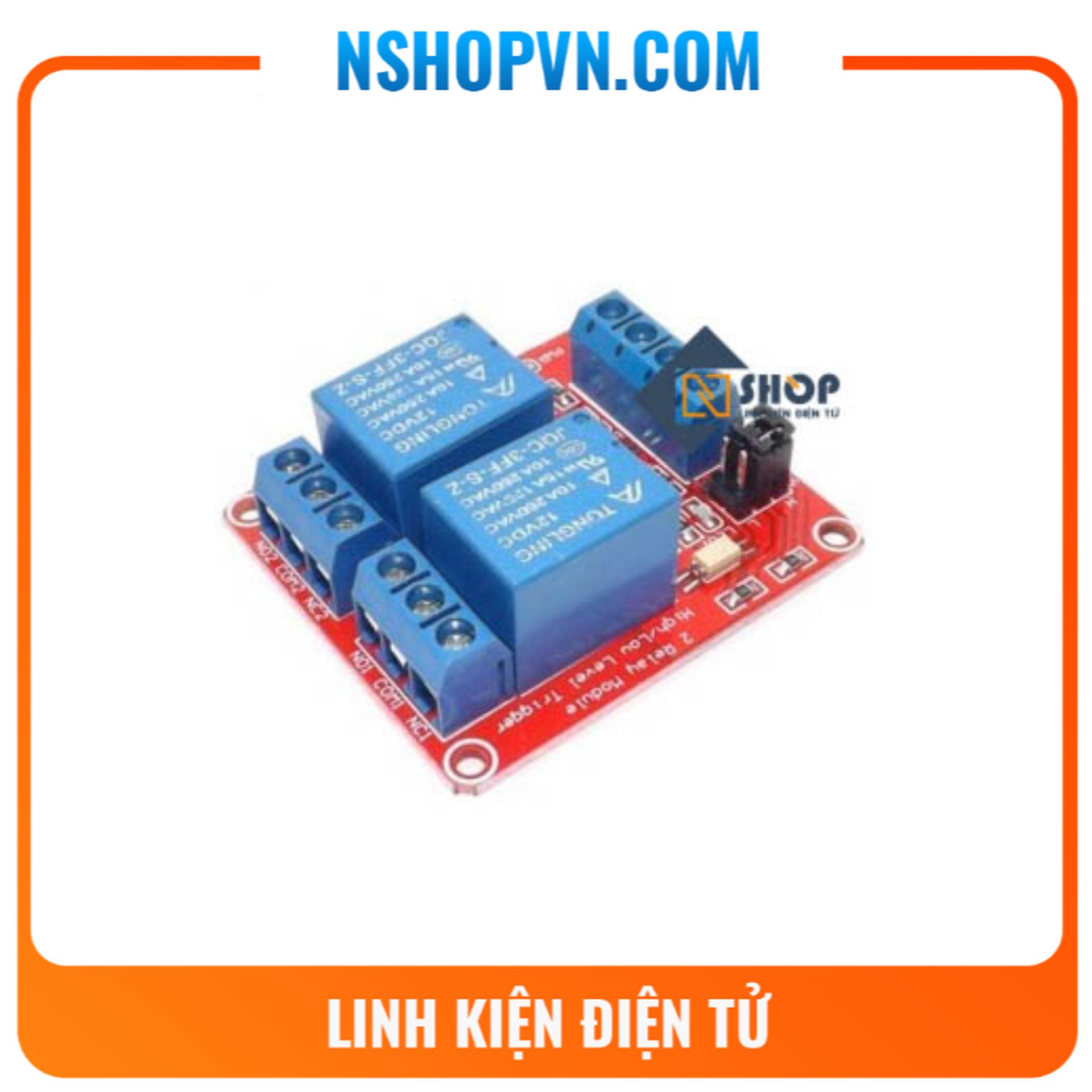 Module 2 relay với opto cách ly kích h/l