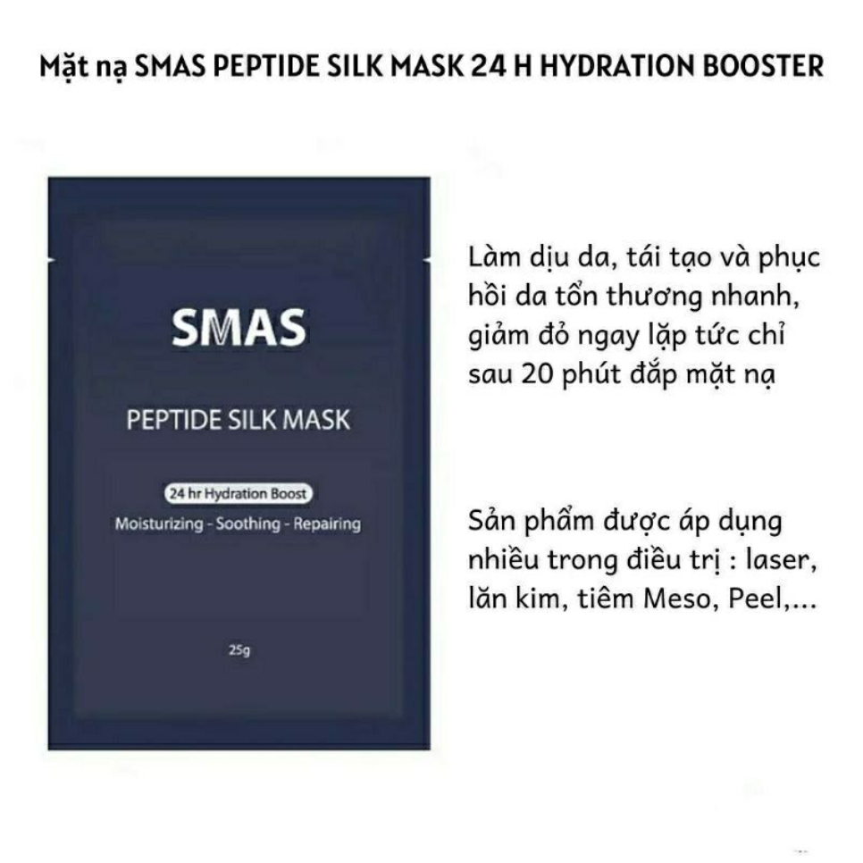 Mặt Nạ Lụa Làm Dịu Da SMAS Peptide Silk Mask