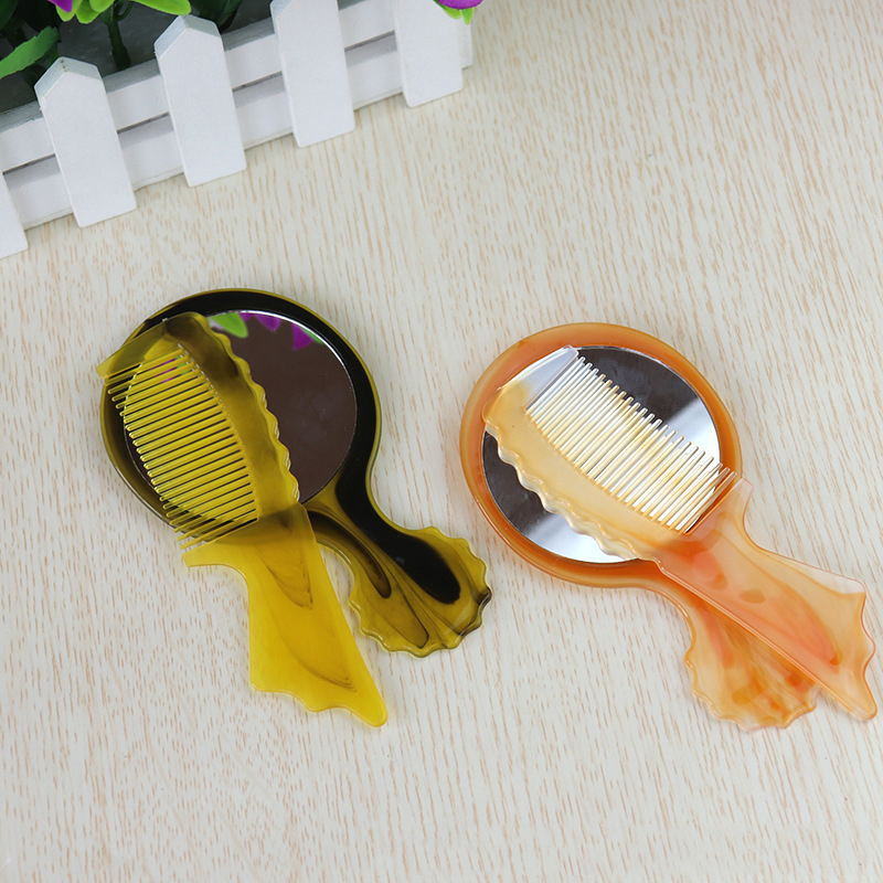 Bộ Set Gương Lược trang điểm mini cầm tay