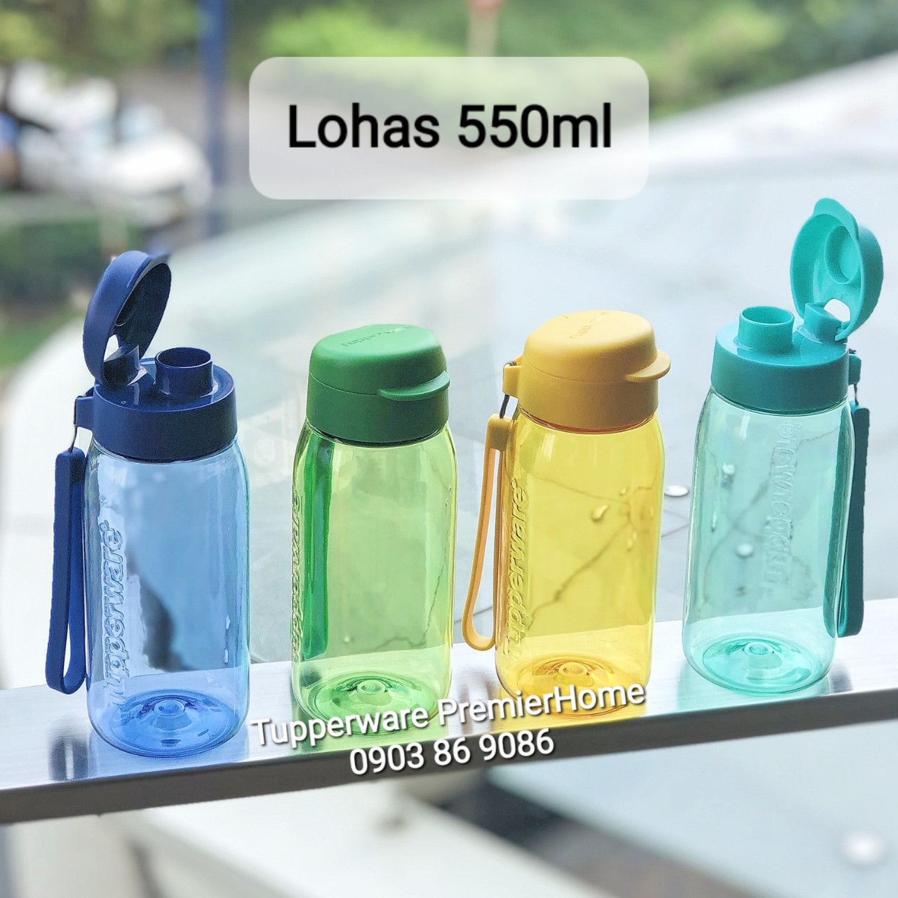 Bình nước Tupperware Lohas Flask 550ml màu mới giá/bình