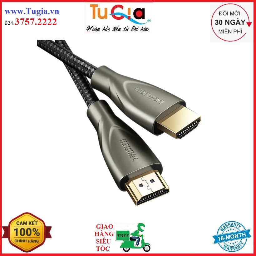 Cáp HDMI 2.0 Ugreen 50107 1.5m Hàng Chính Hãng