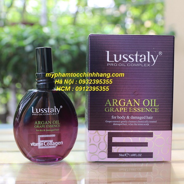 Tinh dầu dưỡng bóng cao cấp lusstaly collagen vitamin e 50ml