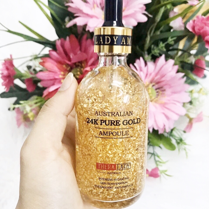 Serum Australia 24k Pure Gold Ampoule 100ml (Thera Lady)