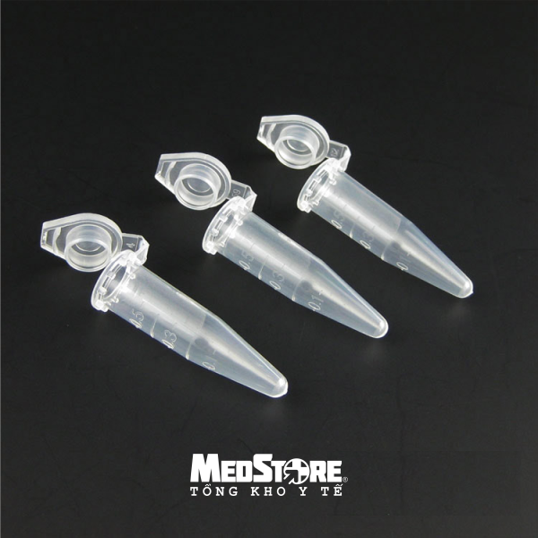 Ống ly tâm Eppendorf 0.5ml (túi 1000 chiếc) - TBYT Medstore - Eppendorf 0,5ml