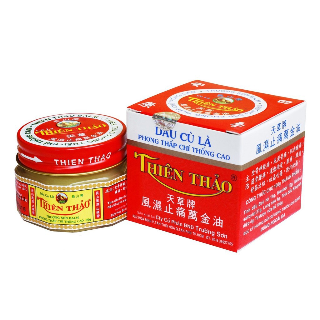 Dầu cù là THIÊN THẢO lọ 10g/30g