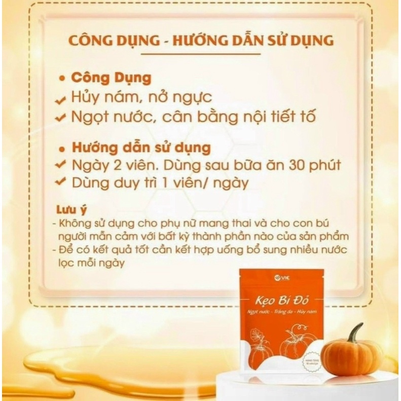 (Chính hãng) Kẹo dứa giảm cân đẹp da VIC