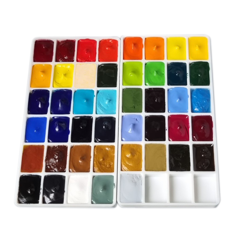 Watercolor Holbein form pocket trial 12/24/45 color