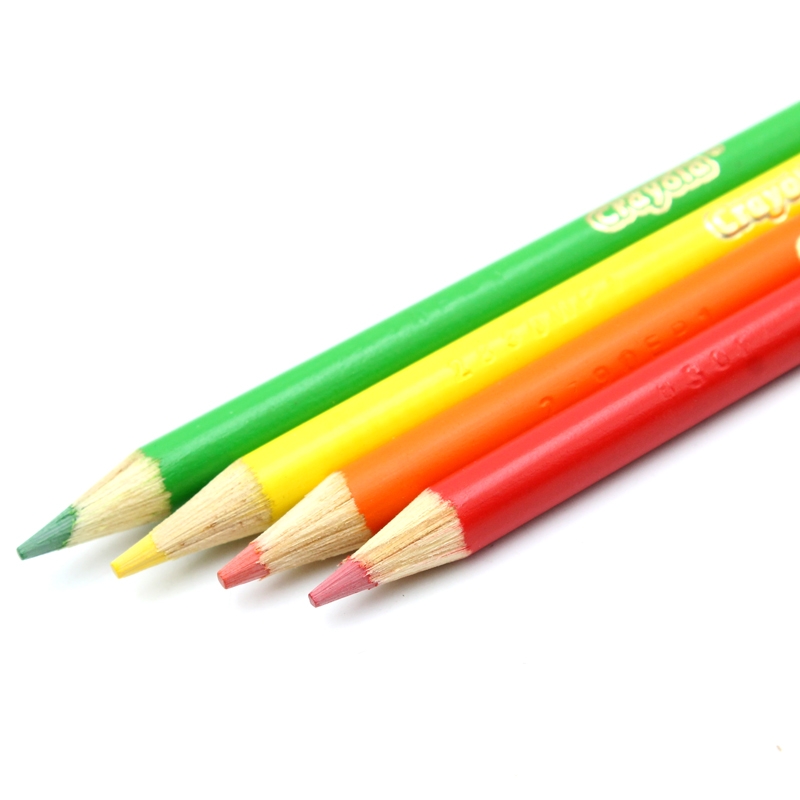 BÚT CHÌ 12/50 MÀU THÂN DÀI CRAYOLA