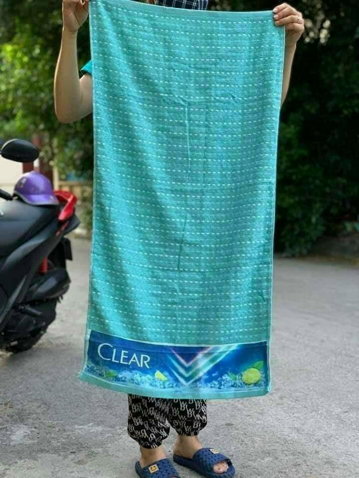 Khăn tắm Clear, Dove siêu thấm 50x100cm (khăn tắm,khăn gội đầu)