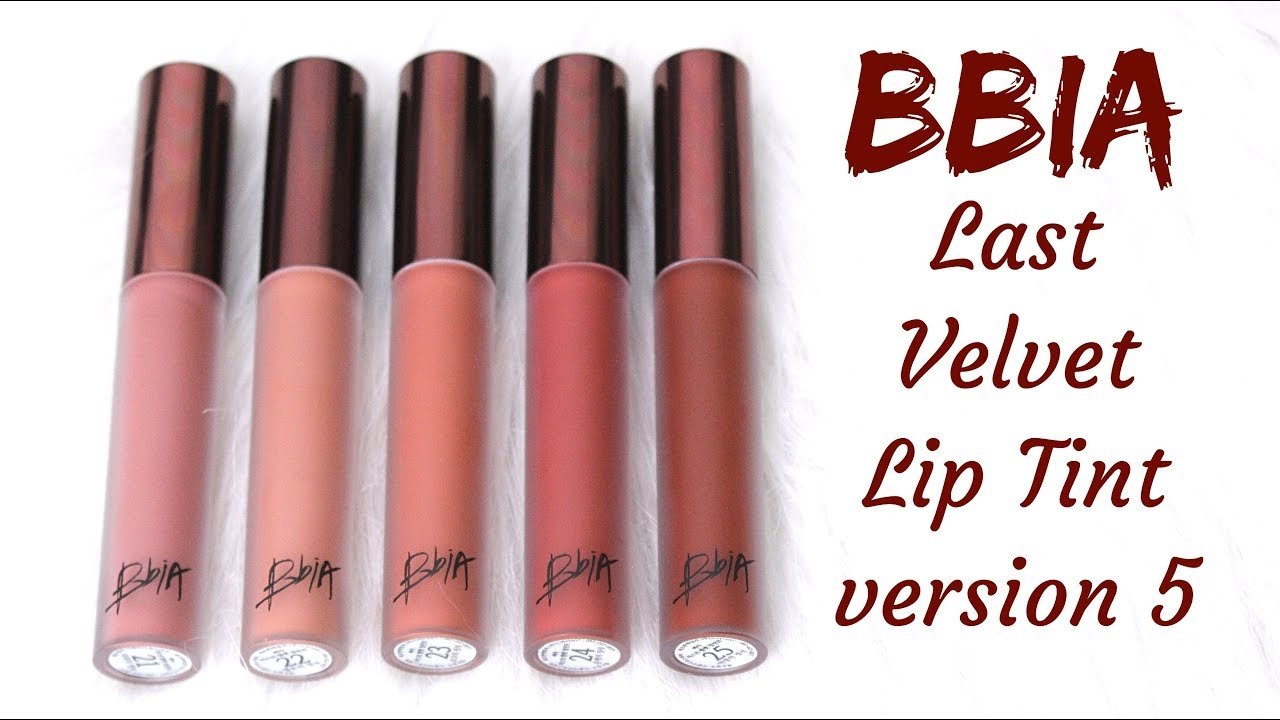Son Kem Bbia Last Velvet Lip Tint Version 3 (5 màu) 5g