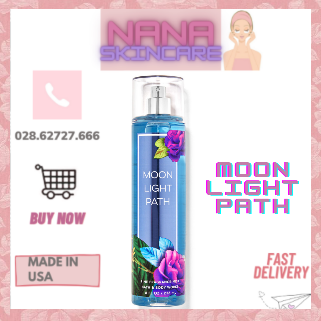 [HCM]Xịt thơm toàn thân Bath and Body Works Moonlight Path (236ml)