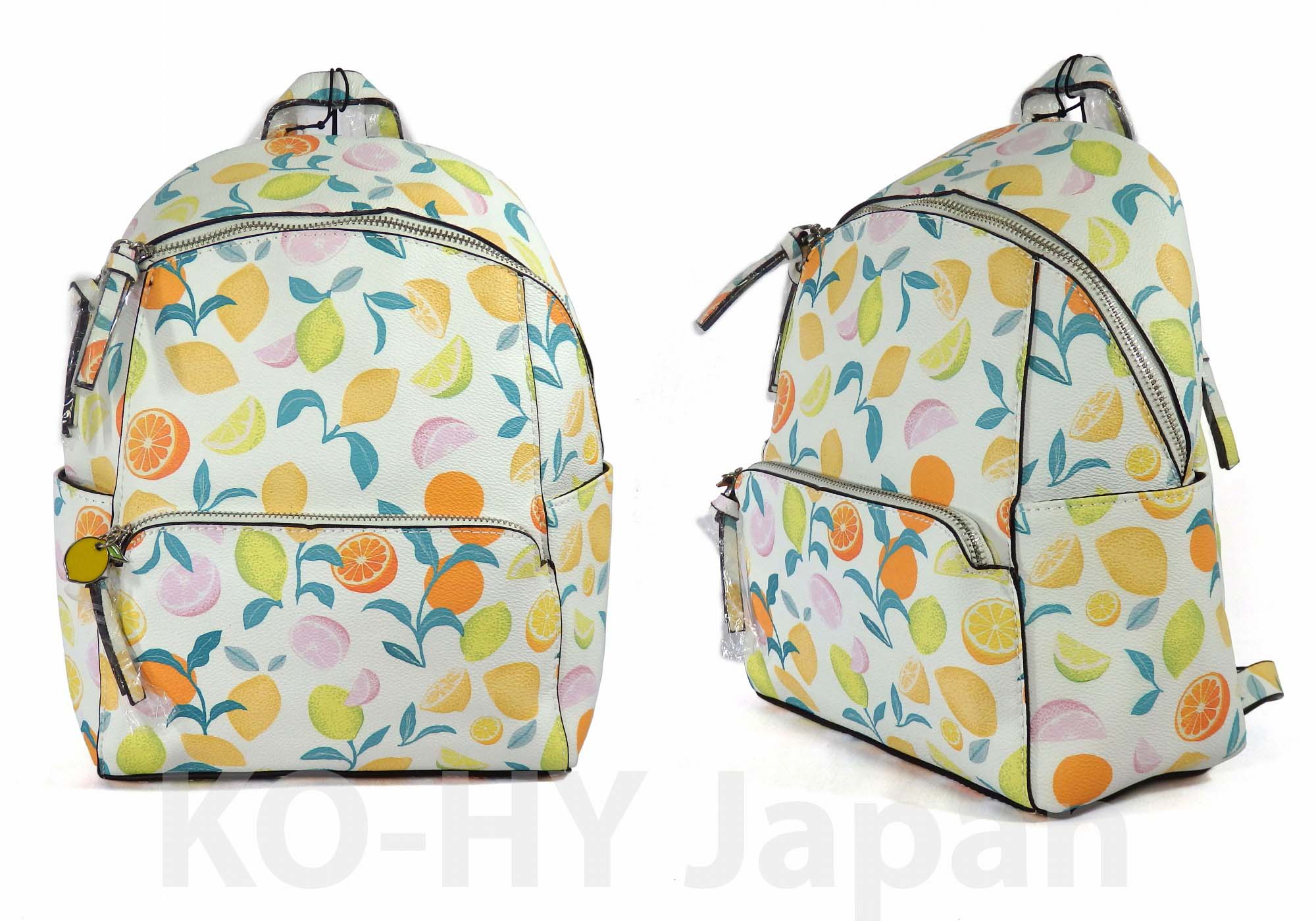 [HCM]Balo thời trang PARFOIS Fruit pattern backpack-white