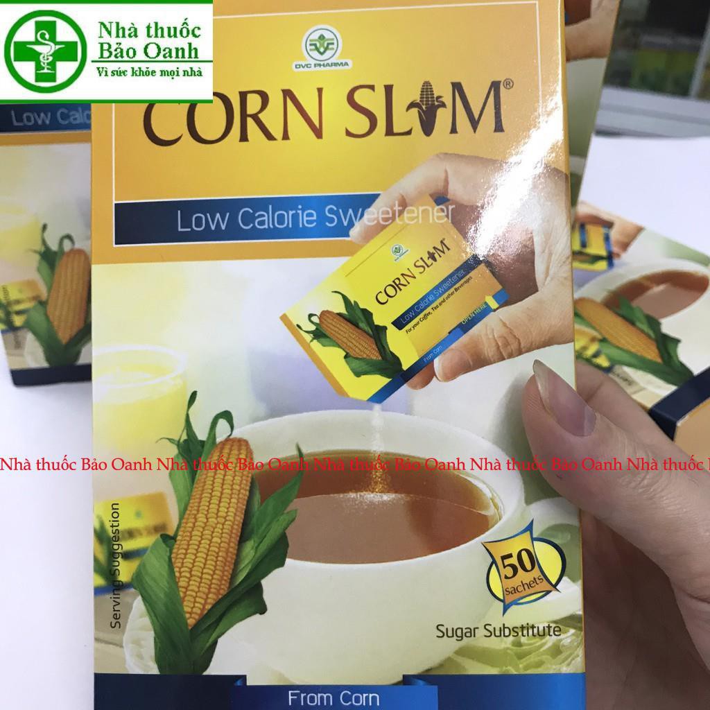 Đường bắp ăn kiêng Corn Slim - Hộp 50 gói