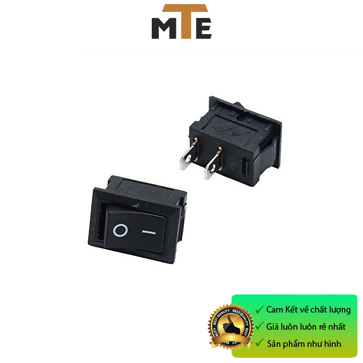 COMBO 10 Công tắc bập bênh KCD11-101 6A 250V 2 Chân