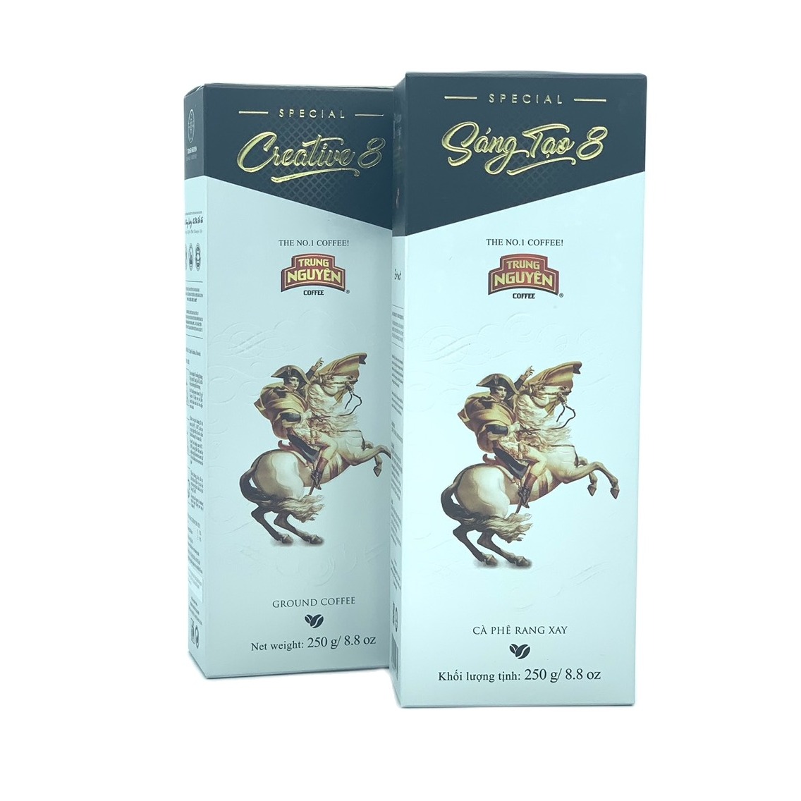 Cà phê Sáng Tạo 8 Trung Nguyên - Cà phê Bột Pha Phin( Hộp 250gam)