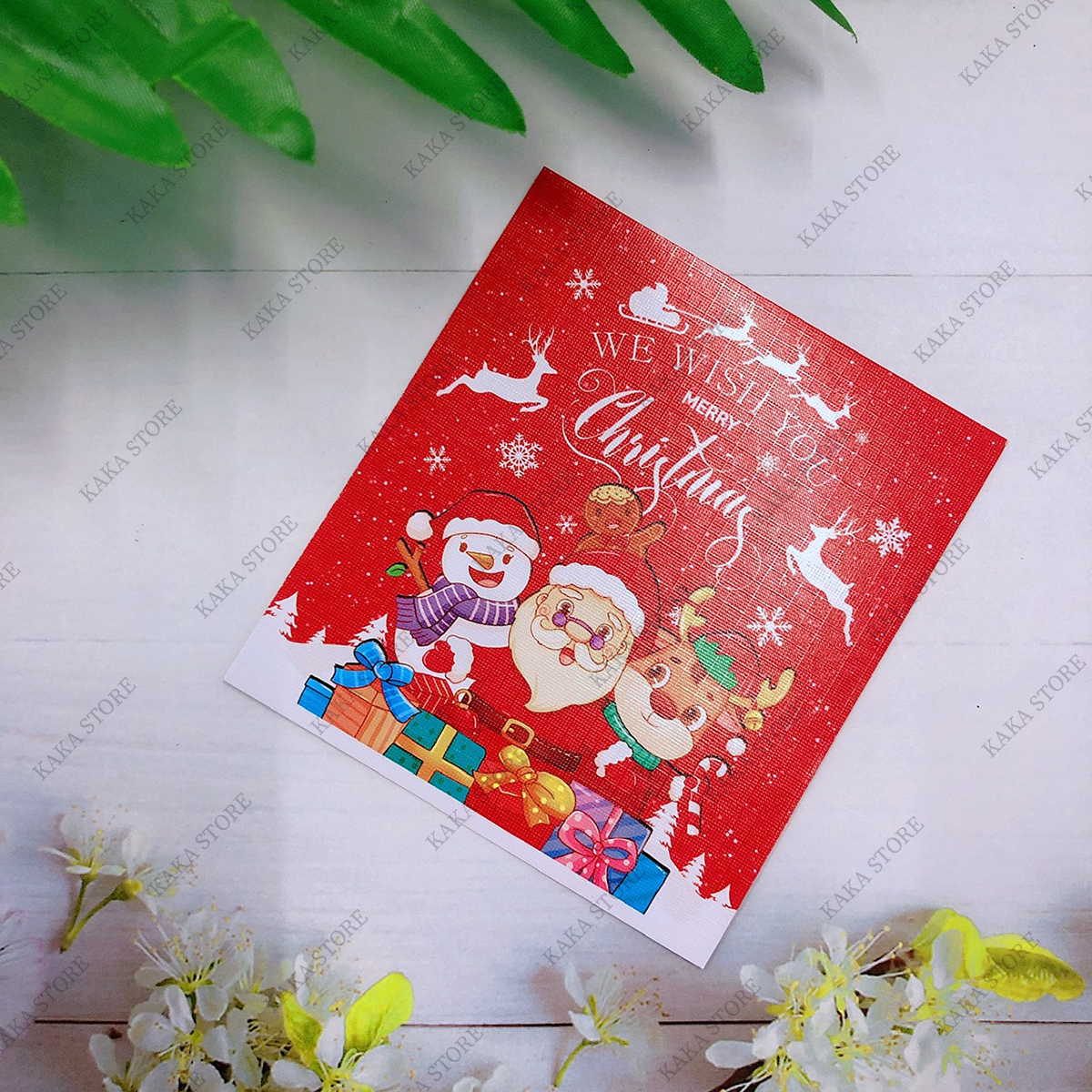 Set 12 thiệp giáng sinh, noel ✨ thiệp merry christmas nhỏ xinh, an lành, ấm áp - thiệp tặng, thiệp chúc mừng giáng sinh.