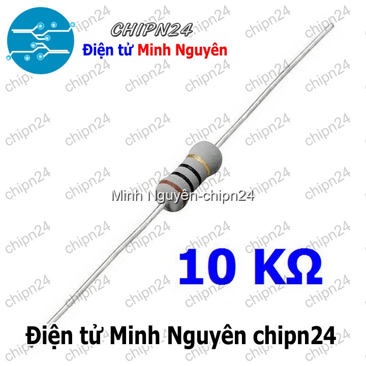 [10 con] (F355) Điện Trở 10K 1W 5% - HH004386