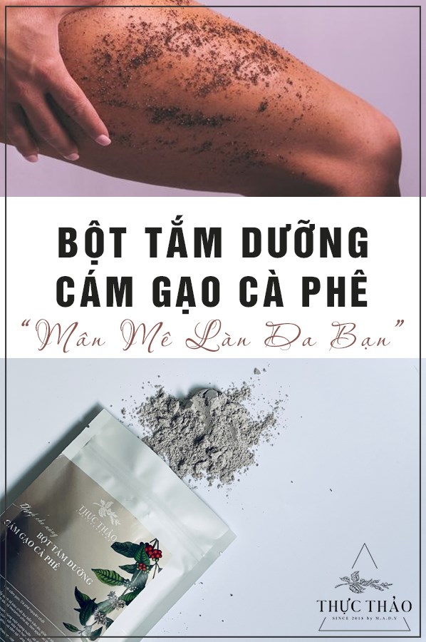 [HCM]BỘT TẮM DƯỠNG CÁM GẠO CÀ PHÊ