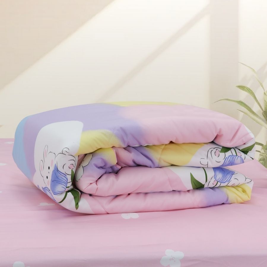 Stefani 5-piece set bed sheet with quilt cover-st200046-cotton bedding set