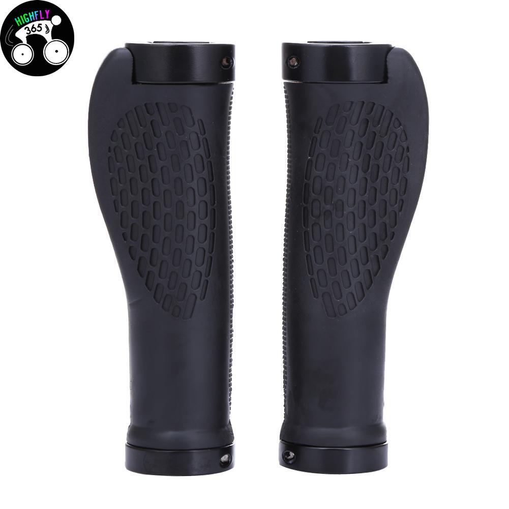 Ergonomic Rubber MTB Mountain Bike Bicycle Handlebar Grips Cycling Lock-On