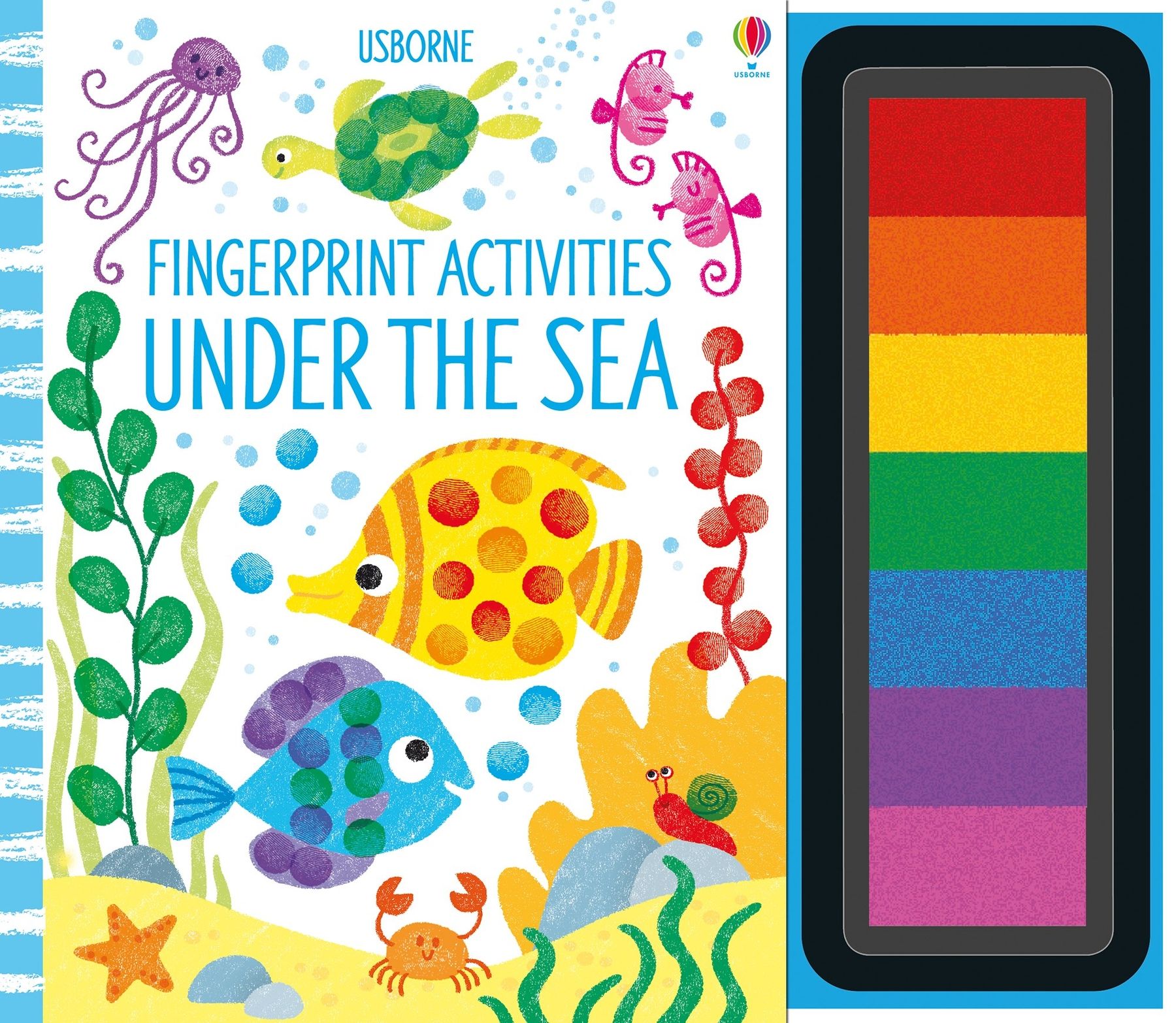 Bookmedi - sách dùng ngón tay tương tác cho bé - fingerprint activities under the sea