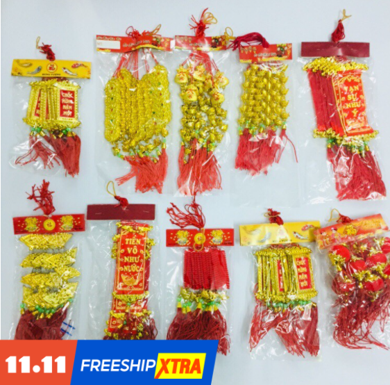 Combo sỉ 100 dây treo, liễng trang trí tết 2024