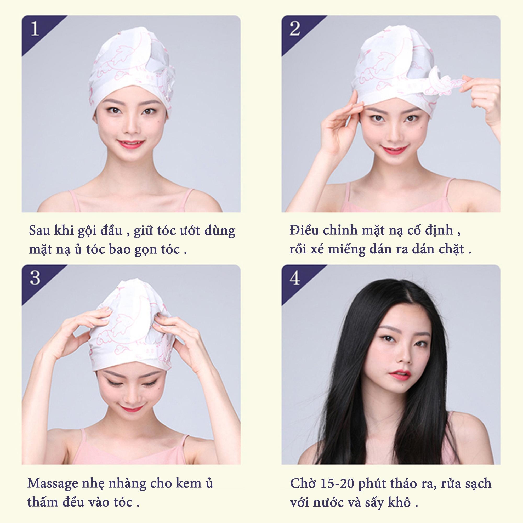 Kem Ủ Tóc Ellips Hair Mask 20g (Dòng Phục Hồi Hư Tổn Màu Hồng)
