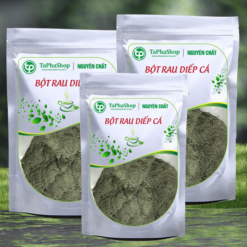 [Túi nhỏ 100gram] Bột diếp cá nguyên chất - hàng công ty chất lượng cao - Thảo Dược Tấn Phát