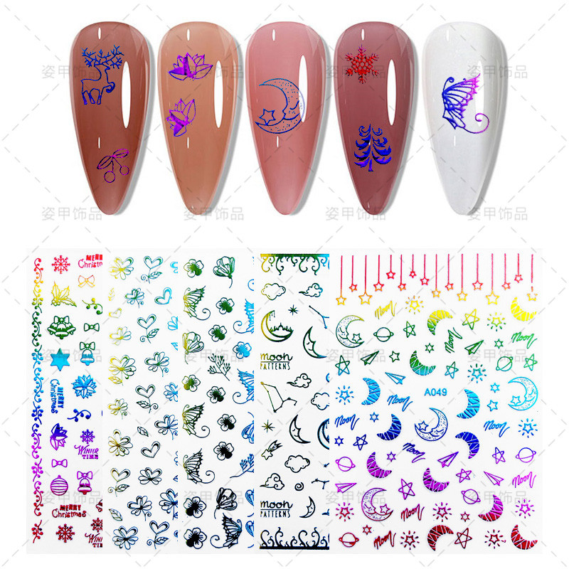 Sticker Trang Trí Móng Noel Siêu Đẹp A