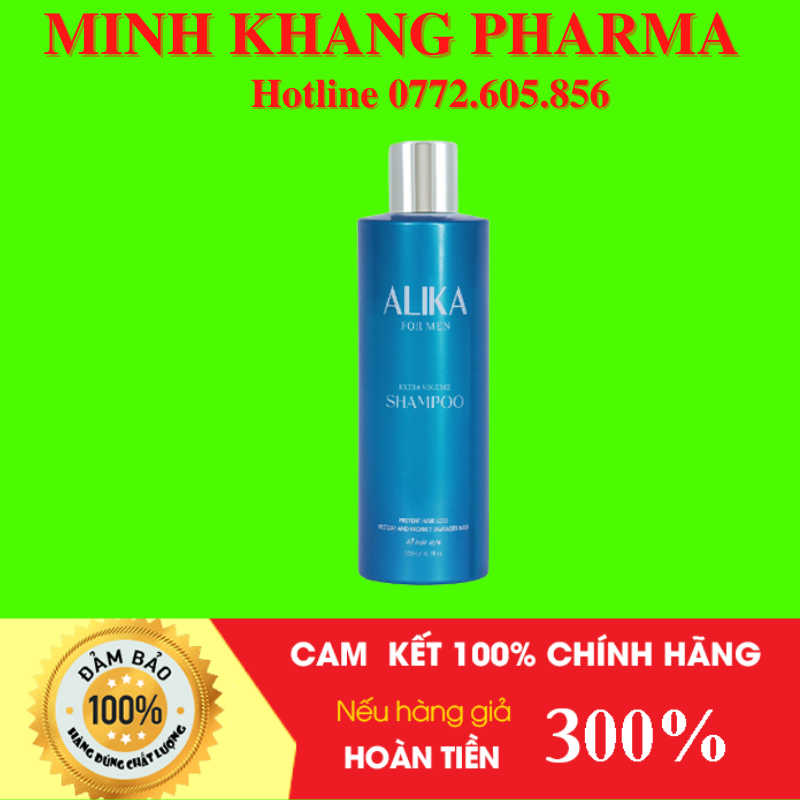 Dầu gội alika for men chính hãng hỗ trợ mọc tóc và giảm rụng tóc , chai 300ml - minh khang pharma 1