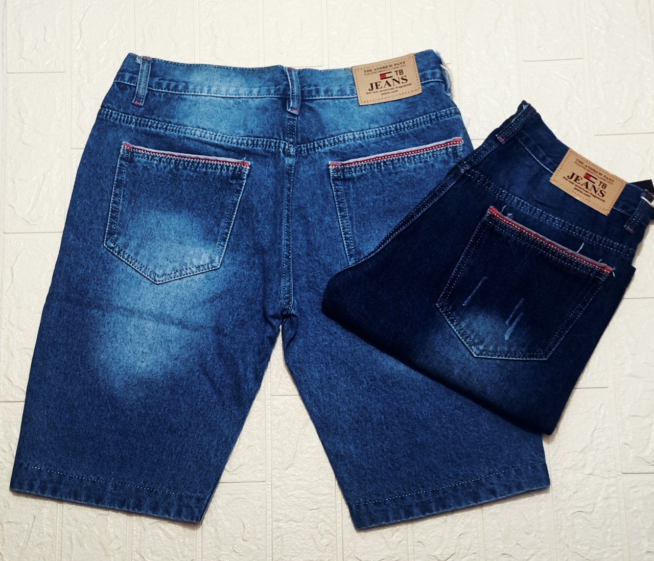 Quần short jean nam TD19
