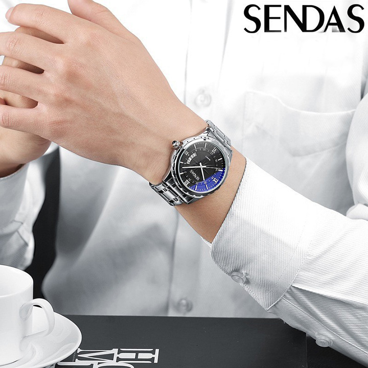 Đồng hồ nam sang trọng lịch lãm SENDAS ( Tặng 3 món thời trang )