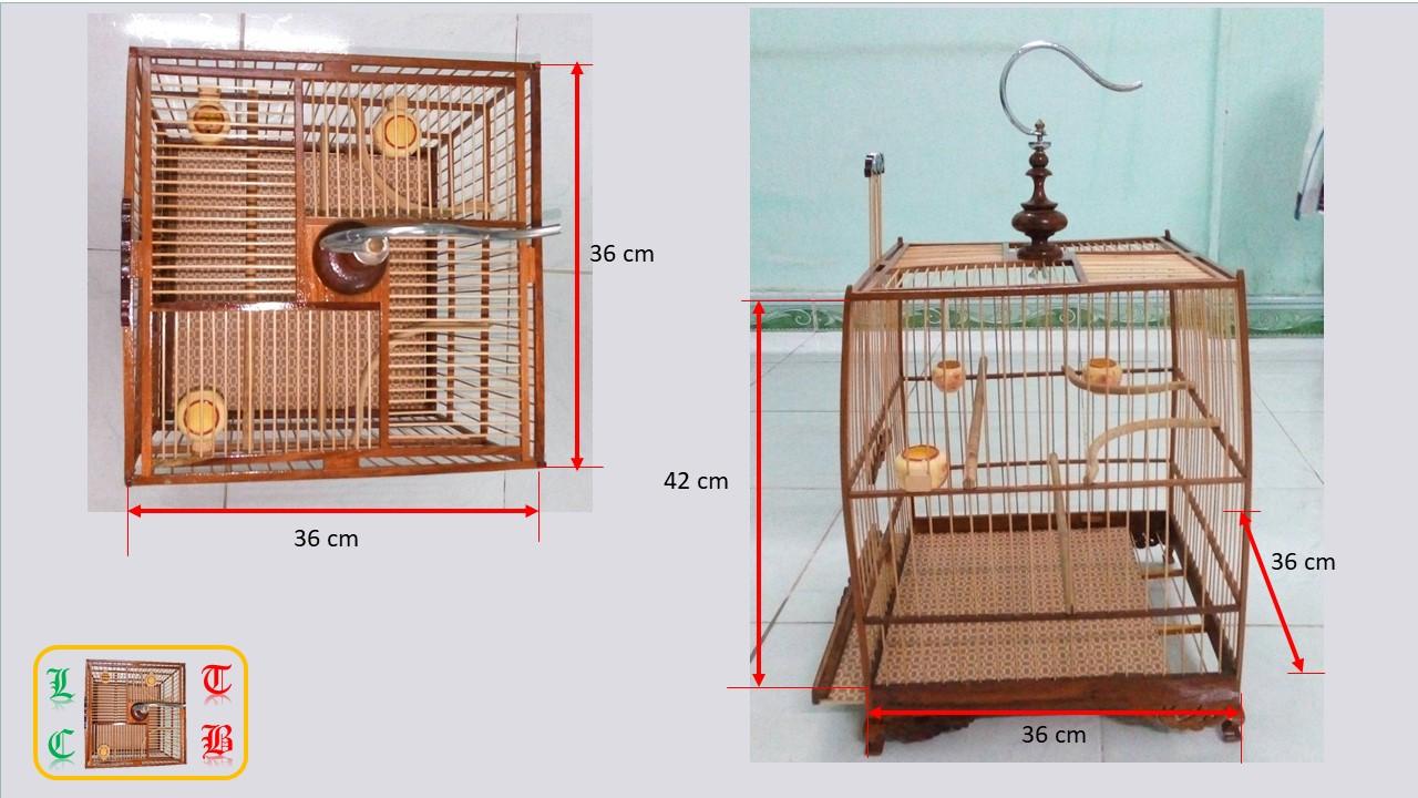 Lồng Gỗ Gõ Giả Thái Nan Tre