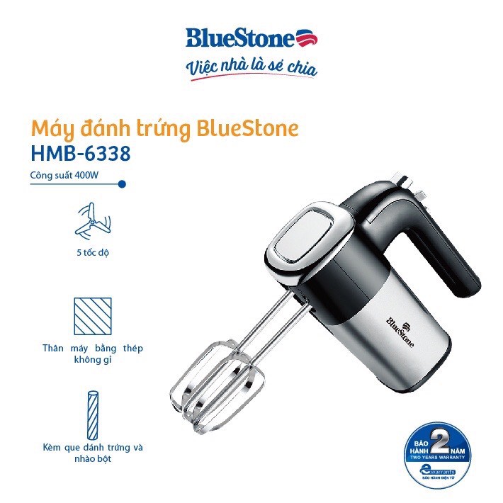 Máy đánh trứng bluestone hmb-6338