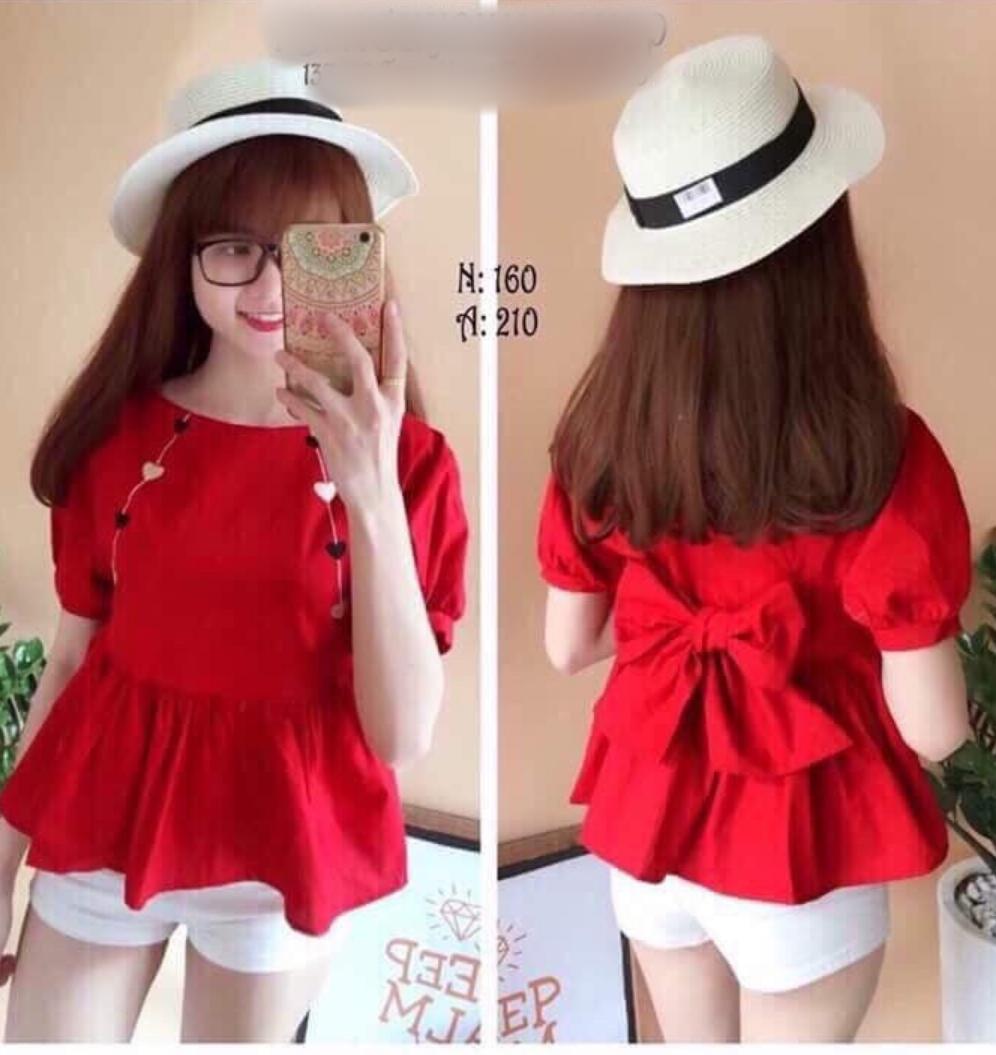 Áo kiểu peplum nữ siêu xinh