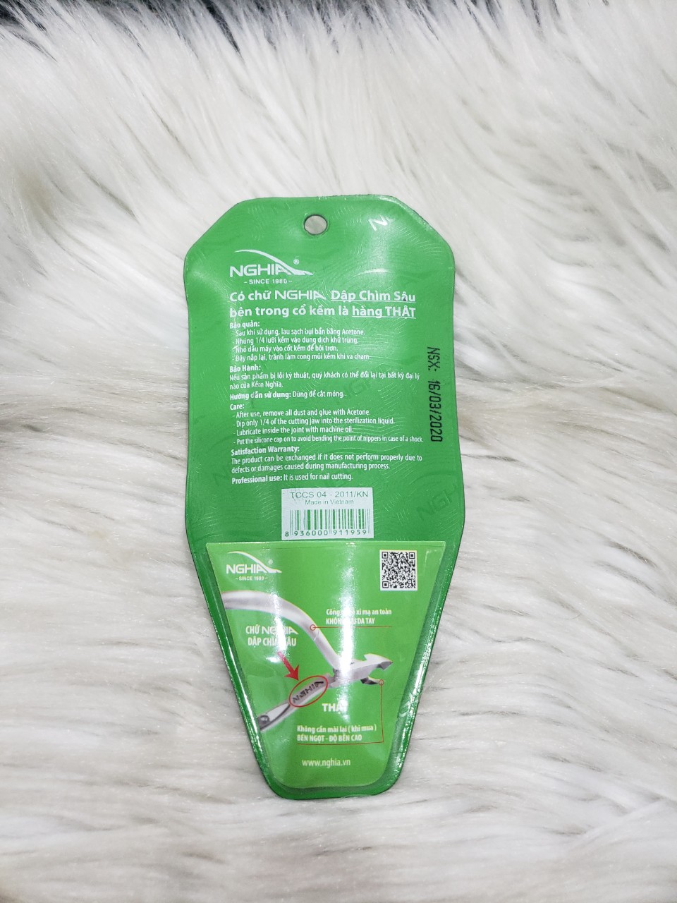 Kềm Nghĩa cắt móng M555