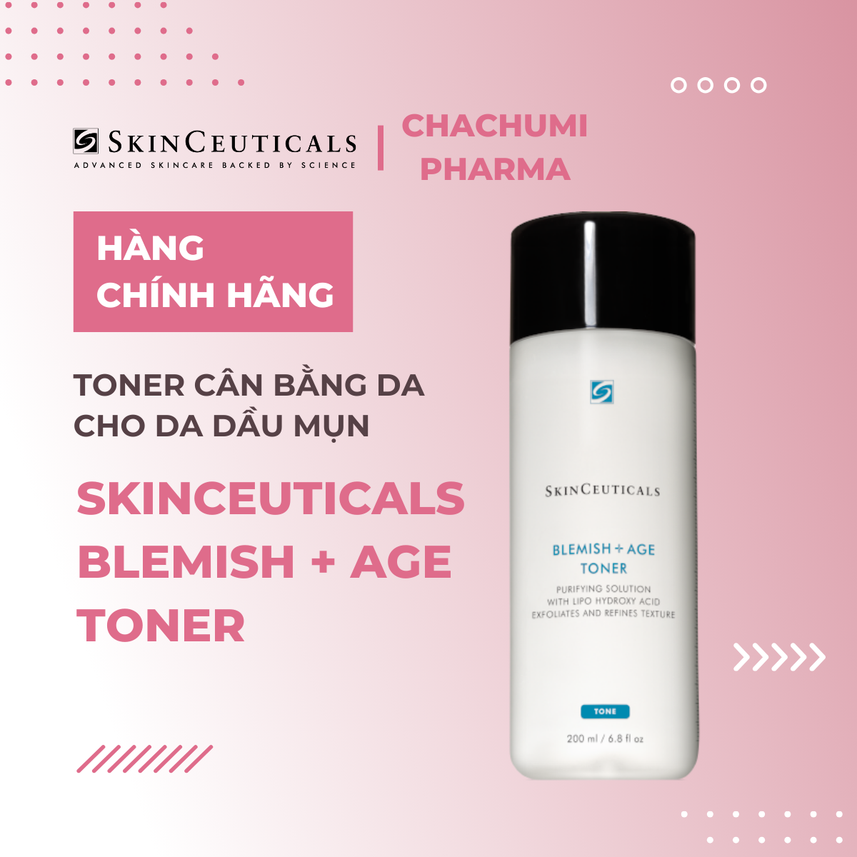 Toner Cân Bằng Cho Da Dầu Mụn Skinceuticals Blemish + Age Toner