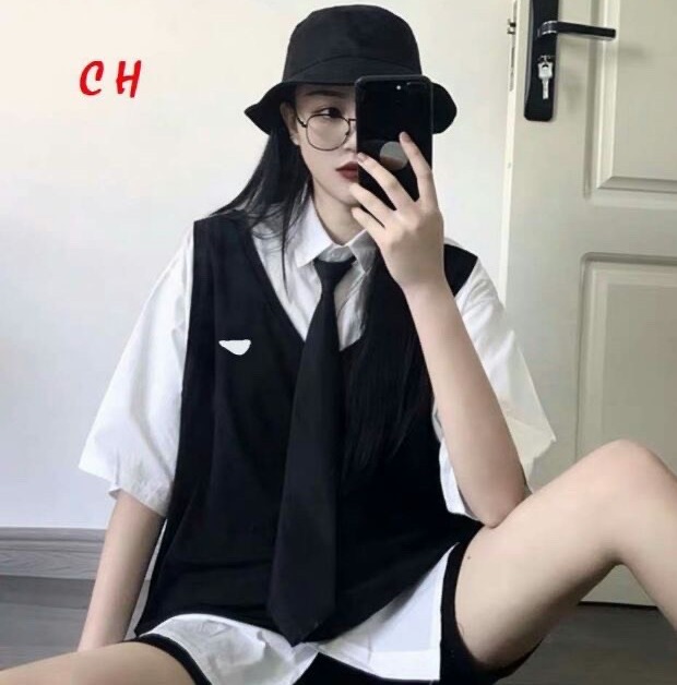 🌟 SIÊU ĐẲNG CẤP GIÁ SẬP SÀN 🌟 Set Áo Gile Kèm Áo Sơ Mi Và Cavat Siêu Hot F31