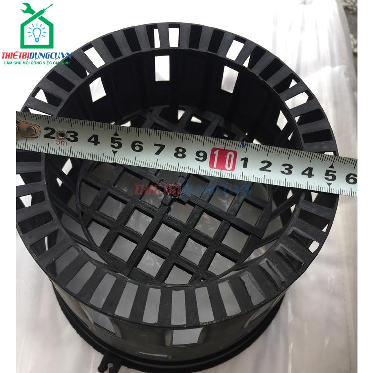 Bộ 30 chậu phi 21 nhựa đen trồng lan