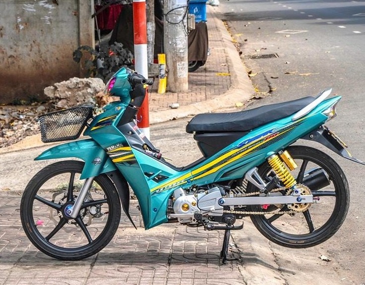 Tem rời sirius dán xe xanh ngọc lục bảo