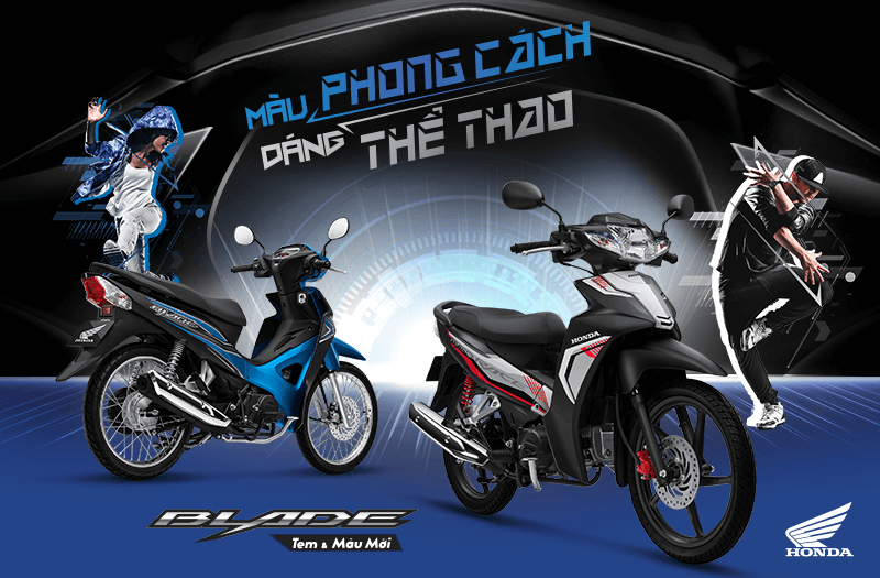 Xe Máy Honda Blade Phanh Cơ Vành Nan 110cc 2022