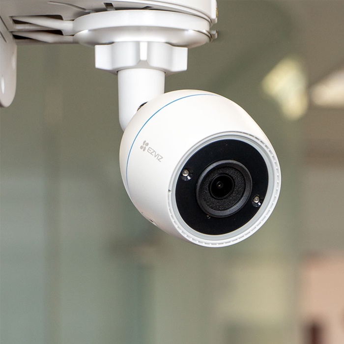 Camera IP/Wifi Ezviz H3C 2MP - Tầm quan sát đêm, Hồng Ngoại Lên Tới 30M- Chuẩn Chống Nước ip67- Hỗ trợ mic thu âm, thuật toán khử tạp âm - Phù Hợp Lắp Đặt Ngoài Trời -TQT