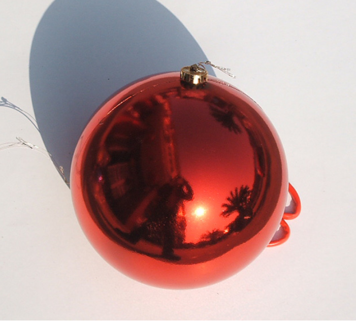 12 trái châu trang trí noel 3cm MẪU E9