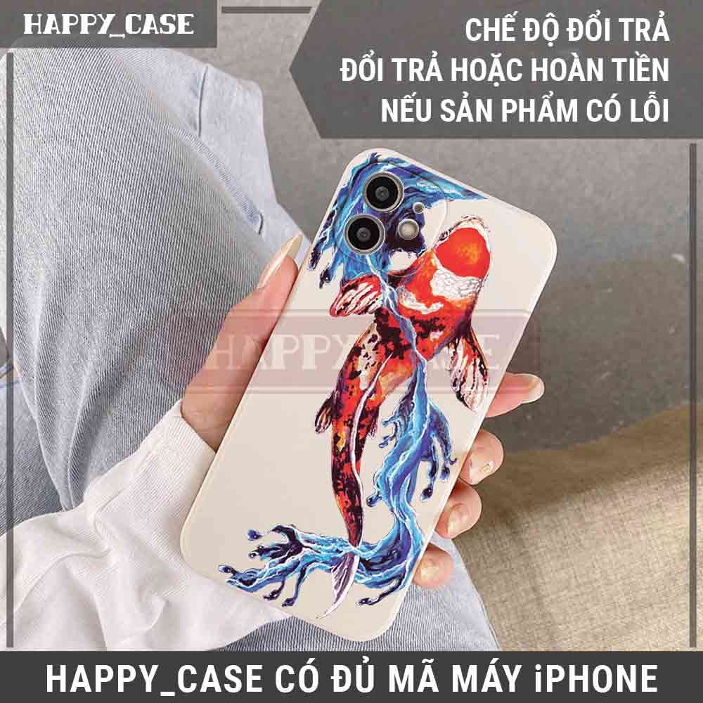 Ốp iPhone SN2182 Hình Cá Sóng Nhật Chống Sốc iPhone Happy Case