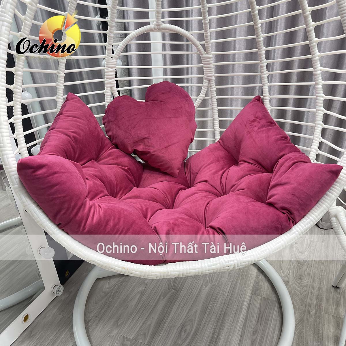 Đệm Lót xích đu Xích Đu Đơn dành cho 1 người để sân vườn và Ban Công
